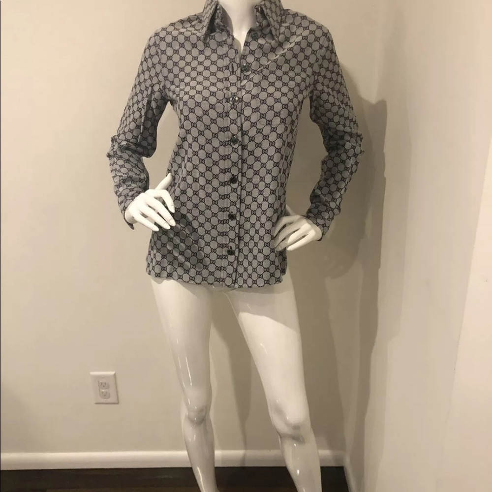 Rare Vintage Gucci Button Down tailored Shirt 44